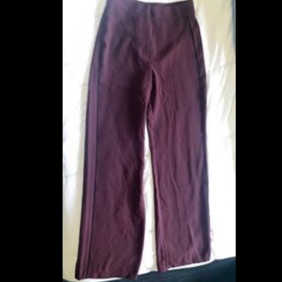 Piped Trim High Rise Pants - Picture 2 of 4